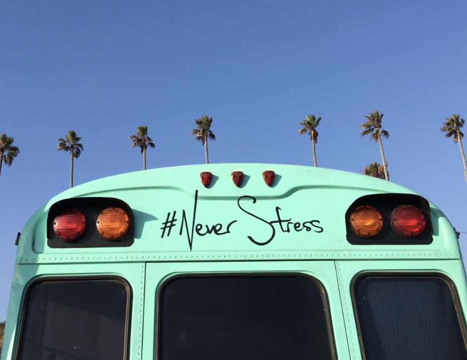 never stress bus, stress free life, stress free girl, stress free tumblr. Take care of yourself in high-stress situations